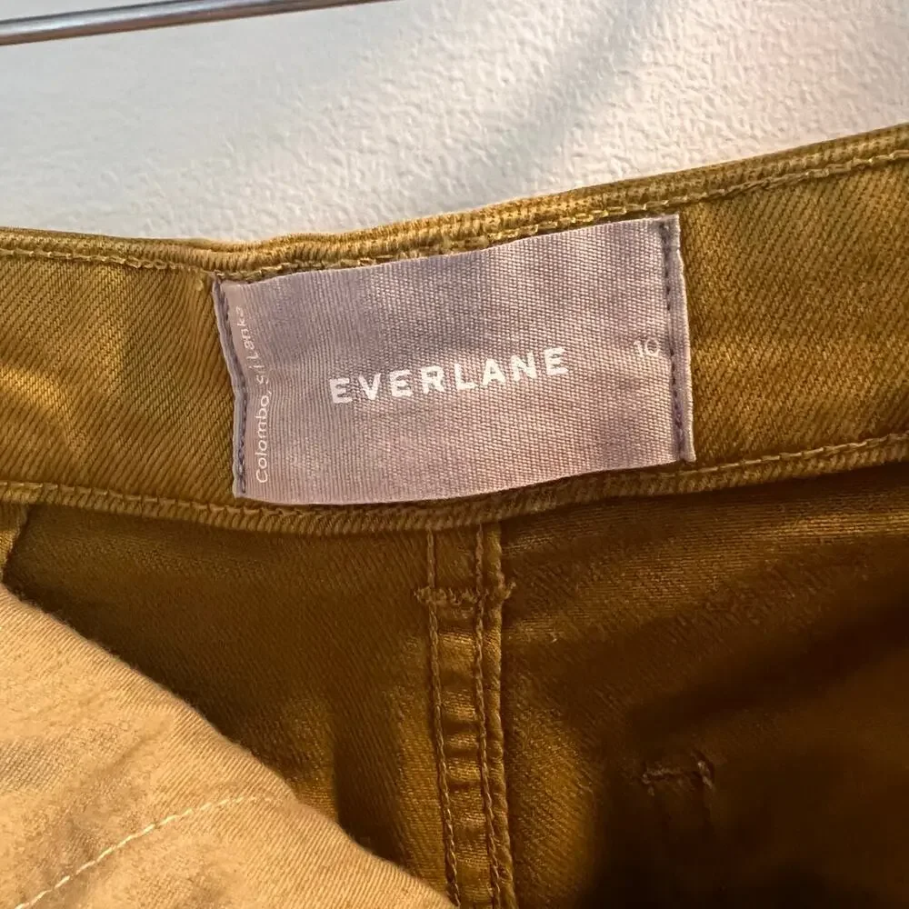 Everlane Mustard Yellow Shorts Size 10